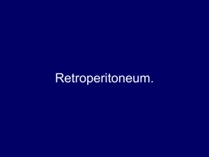 Retroperitoneal tumors