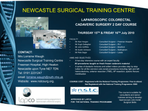 NEWCASTLE SURGICAL TRAINING CENTRE