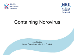 Containing Norovirus Presentation, Lisa Ritchie