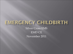 Emergency Childbirth - Silver Cross Emergency Medical Services
