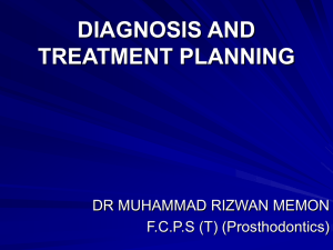 8-Diagnosis and Teatment planning