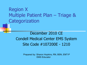 Region X Multiple Patient Plan