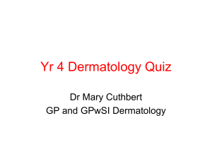 Dermatology Quiz