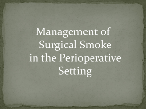 Management Of Surgical Smoke