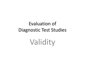 Pre-session materials - Diagnostic Test Studies - Validity 1-24