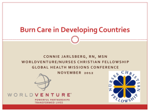 Burn Care - Global Missions Health Conference