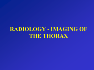 Imaging of the thorax