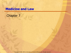 legal and ethical ppt - the Health Science Program