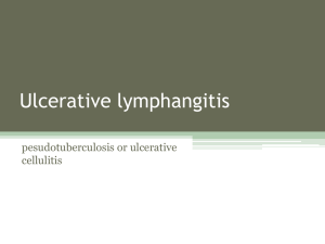 Ulcerative lymphangitis