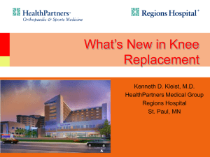 What`s New in Knee Replacement