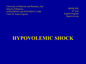 4. Hypovolemic shock
