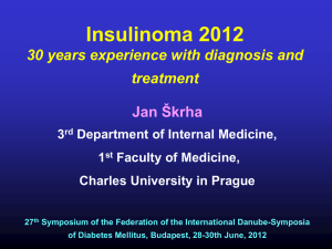 Insulinoma 2012