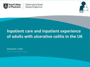 Adult inpatient care and inpatient experience presentation
