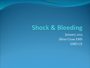 Shock - Silver Cross Emergency Medical Services System
