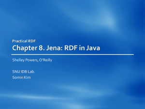 CHAPTER 8 - Jena:RDF in Java