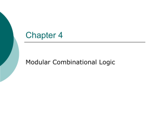 04_Chapter 4 - Modular Comb logic