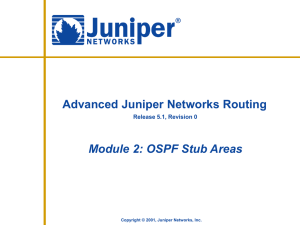 OSPF Stub Areas - J-Net Community