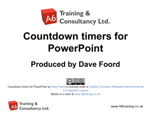 NEW Improved Countdown timers for PowerPoint