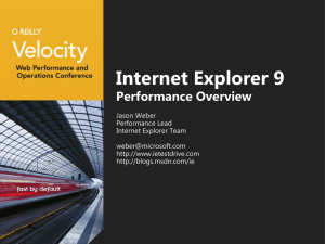 Internet Explorer 9 Presentation