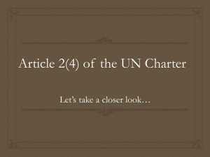 Article 2(4) of the UN Charter