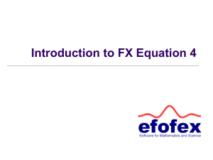 Introduction to FX Equation 4