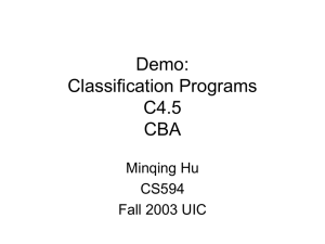 C4.5-CBA slides