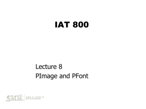 Slides for Lecture 8