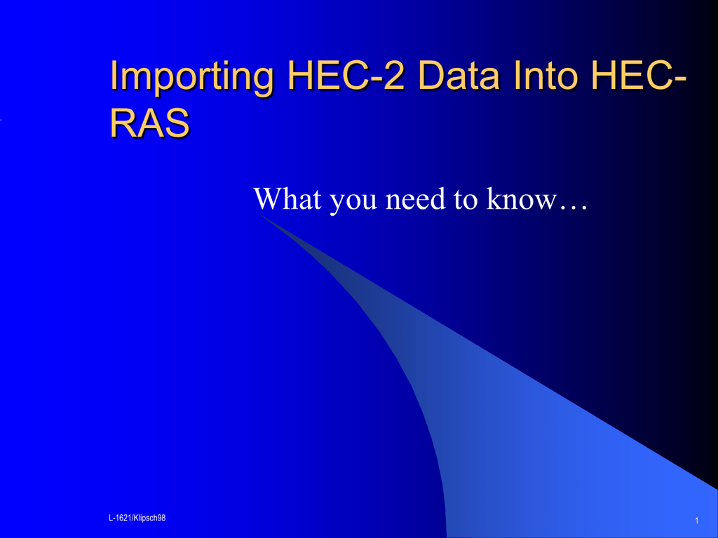 import flow file from one hec ras model to another