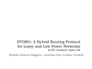 A Hybrid Routing Protocol for Lossy and Low Power Networks