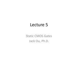 Static CMOS Gates