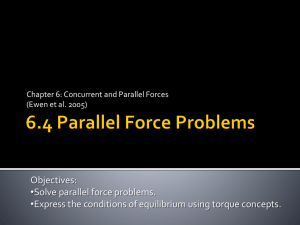 Section 6.4 Parallel Force Problems - Zamorascience