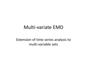 Multivariate EMD by N. Huang