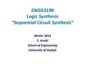 Lecture Notes on ``Sequential Circuits Synthesis`` (PPT Slides)