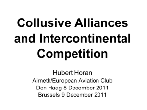 Collusive Alliances and International Competition