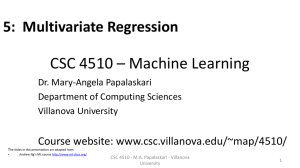Introduction to Programming - Villanova Department of Computing