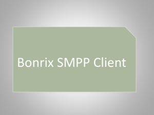 - Bonrix SMPP Software Solution