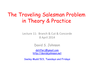 Lecture 11, 8 April 2014