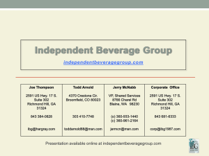 Power Point - Independent Beverage Group