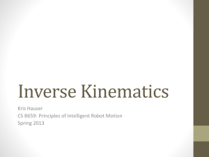Inverse kinematics