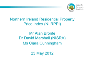 Presentation on Northern Ireland Residential Property Price Index