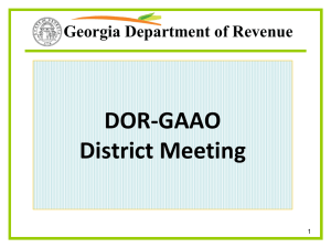 Georgia Department of Revenue