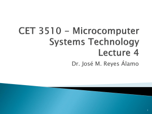 CET3510 – Lecture 4
