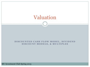 Valuation