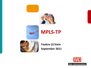MPLS-TP - Dspcsp.com