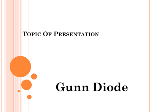 Gunn Diode - OpenStudy