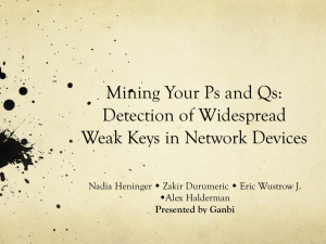 Mining Your Ps and Qs: Detection of Widespread Weak Keys in