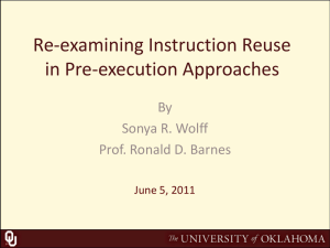 Re-examining Instruction Reuse in Pre