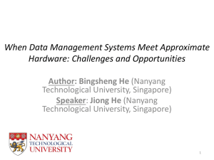 slides - PDCC - Nanyang Technological University
