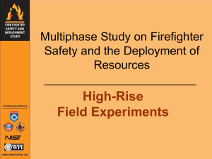 Multiphase Study on Firefighter Safety and the Deployment