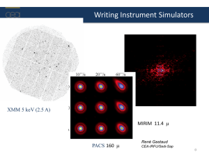 Imaging simulations for the Mid